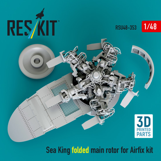 Reskit Rsu48-0353 1/48 Sea King Folded Main Rotor For Airfix Kit Reskit Rsu48-0353 1/48 Sea King Folded Main Rotor For Airfix Kit