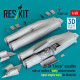 Reskit Rsu48-0424 1/48 B-1b Lancer Nacelles With Air Intakes And Early Exhaust Nozzles Open Engine Bays For Revell Kit Reskit Rsu48-0424 1/48 B-1b Lancer Nacelles With Air Intakes And Early Exhaust Nozzles Open Engine Bays For Revell Kit