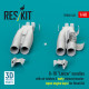 Reskit Rsu48-0424 1/48 B-1b Lancer Nacelles With Air Intakes And Early Exhaust Nozzles Open Engine Bays For Revell Kit Reskit Rsu48-0424 1/48 B-1b Lancer Nacelles With Air Intakes And Early Exhaust Nozzles Open Engine Bays For Revell Kit