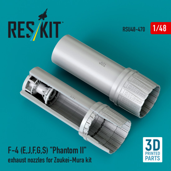 Reskit Rsu48-0470 1/48 F-4 E, J, F, G, S Phantom Ii Exhaust Nozzles For Zoukei-mura Reskit Rsu48-0470 1/48 F-4 E, J, F, G, S Phantom Ii Exhaust Nozzles For Zoukei-mura