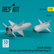 Reskit Rs32-0506 1/32 Exocet Missiles 2 Pcs Sea King, Super Etendard, Mirage 2000, Rafale, Mirage F.1