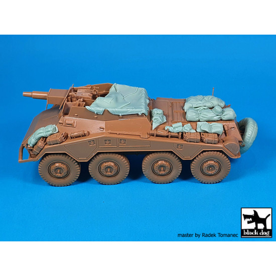 Black Dog T35288 1/35 Sd Kfz 234/3 Accessories Set For Italeri Black Dog T35288 1/35 Sd Kfz 234/3 Accessories Set For Italeri
