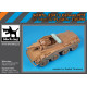 Black Dog T35290 1/35 Sd Kfz 234/3 Canvas N2 For Italeri Black Dog T35290 1/35 Sd Kfz 234/3 Canvas N2 For Italeri