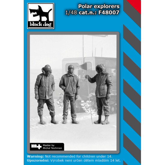 Black Dog F48007 1/48 Polar Explorers 3 Figures Black Dog F48007 1/48 Polar Explorers 3 Figures