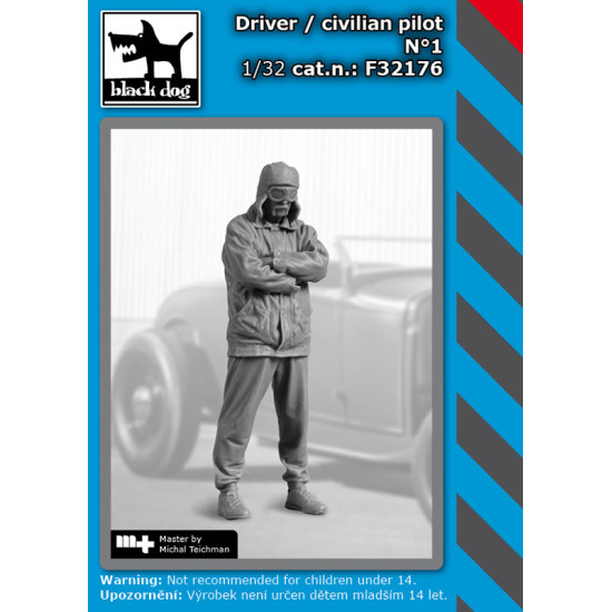Black Dog F32176 1/32 Driver / Civilian Pilot N 1 Black Dog F32176 1/32 Driver / Civilian Pilot N 1