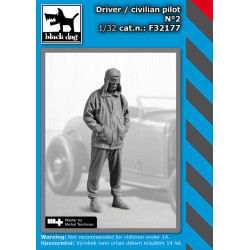 Black Dog F32177 1/32 Driver / Civilian Pilot N 2