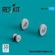 Reskit Rs72-0536 1/72 Fairey Gannet Wheels Set Dummy 3d Printed Kit Reskit Rs72-0536 1/72 Fairey Gannet Wheels Set Dummy 3d Printed Kit