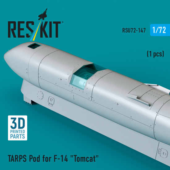 Reskit Rsu72-0147 1/72 Tarps Pod For F-14 Tomcat 1 Pcs Dummy 3d Printed Kit Reskit Rsu72-0147 1/72 Tarps Pod For F-14 Tomcat 1 Pcs Dummy 3d Printed Kit