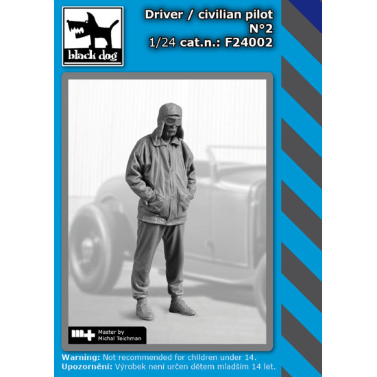 Black Dog F24002 1/24 Driver / Civilian Pilot N 2 Black Dog F24002 1/24 Driver / Civilian Pilot N 2