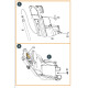 Clear Prop Cpa48047 1/48 F-86a Ejection Seat Early For Cp Kits Clear Prop Cpa48047 1/48 F-86a Ejection Seat Early For Cp Kits