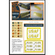 Clear Prop Cpa48071 1/48 F-86a Pre-cut Patterns For Numbers And Lettering Painting Mask On Yellow Kabuki Paper For Cp4825 Kit Clear Prop Cpa48071 1/48 F-86a Pre-cut Patterns For Numbers And Lettering Painting Mask On Yellow Kabuki Paper For Cp4825 Kit