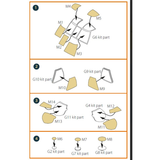 Clear Prop Cpa48095 1/48 Uh-60a Mh-60l Painting Mask On Yellow Kabuki Paper For Icm Kit Clear Prop Cpa48095 1/48 Uh-60a Mh-60l Painting Mask On Yellow Kabuki Paper For Icm Kit