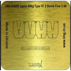 Lmg Ba-48054 1/48 Japan 60kg Tour 97 8 Bomb Fins Thickness 0/2mm