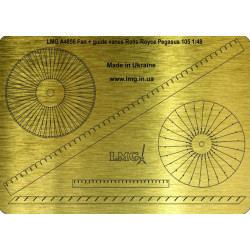 Lmg Ba-48060 1/48 Fan Guide Vanes Rolls-royce Pegasus 105 Thickness 0/2mm