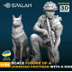 Spalah 19435 1/35 Figure Ukrainian Partisan With A Dog Spalah 19435 1/35 Figure Ukrainian Partisan With A Dog