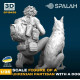 Spalah 19435 1/35 Figure Ukrainian Partisan With A Dog Spalah 19435 1/35 Figure Ukrainian Partisan With A Dog