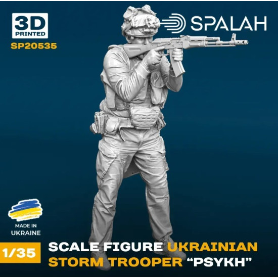 Spalah 20535 1/35 Figure Ukranian Storm Trooper Psykh Spalah 20535 1/35 Figure Ukranian Storm Trooper Psykh