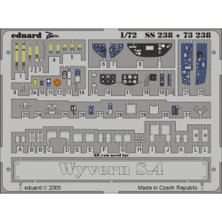 Photoetched set Wyvern S.4 Color, for Trumpeter kit 1/72 Eduard SS238