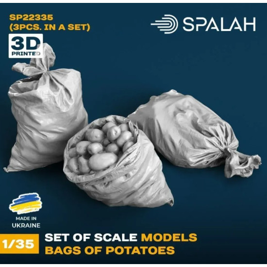 Spalah 22335 1/35 Set Of Scale Models Bags Of Potatoes 3 Pcs Spalah 22335 1/35 Set Of Scale Models Bags Of Potatoes 3 Pcs