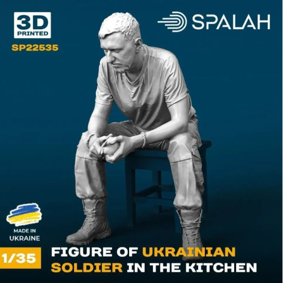 Spalah 22535 1/35 Figure Ukrainian Soldier In The Kitchen Spalah 22535 1/35 Figure Ukrainian Soldier In The Kitchen