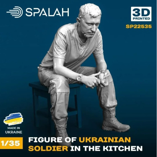 Spalah 22535 1/35 Figure Ukrainian Soldier In The Kitchen Spalah 22535 1/35 Figure Ukrainian Soldier In The Kitchen