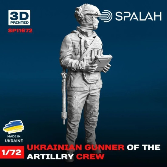 Spalah 11672 1/72 Figure Ukrainian Gunner Of The Artillery Crew Spalah 11672 1/72 Figure Ukrainian Gunner Of The Artillery Crew