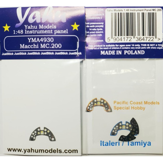 Yahu Model Yma4930 1/48 Macchi Mc 200 For Italeri/Tamiya Yahu Model Yma4930 1/48 Macchi Mc 200 For Italeri/Tamiya
