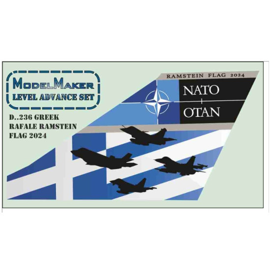 Model Maker D72236 1/72 Greek Rafale Ramstein Flag 2024 Model Maker D72236 1/72 Greek Rafale Ramstein Flag 2024