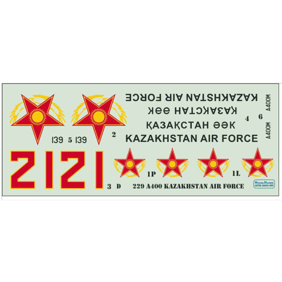 Model Maker D144229 1/144 A400 Kazakhstan Air Force Model Maker D144229 1/144 A400 Kazakhstan Air Force