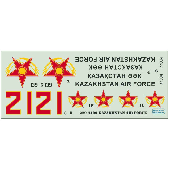 Model Maker D72229 1/72 A400 Kazakhstan Air Force Model Maker D72229 1/72 A400 Kazakhstan Air Force