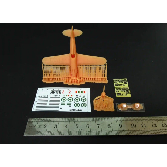 Metallic Details Mdr14446 1/144 Macchi C 205 Aircraft Kit Metallic Details Mdr14446 1/144 Macchi C 205 Aircraft Kit