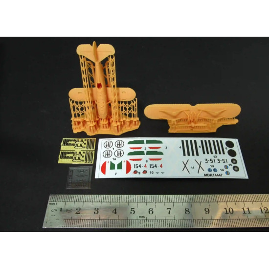 Metallic Details Mdr14447 1/144 Fiat Cr 32 Quarter Aircraft Kit Metallic Details Mdr14447 1/144 Fiat Cr 32 Quarter Aircraft Kit
