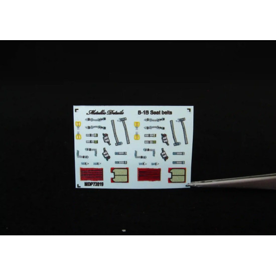 Metallic Details Mdp72019 1/72 B-1b Lancer Seat Belts Metallic Details Mdp72019 1/72 B-1b Lancer Seat Belts