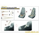 Metallic Details Mdp72020 1/72 Luftwaffe Seat Belts Early Wwii Metallic Details Mdp72020 1/72 Luftwaffe Seat Belts Early Wwii