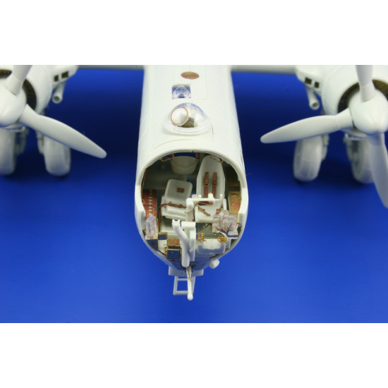 Photoetched set He 177 Greif Color, for Revell kit 1/72 Eduard SS288