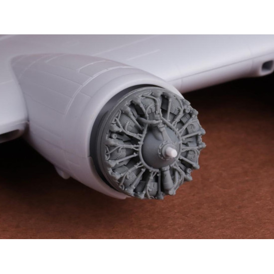 Sbs 72090 1/72 B-17g/Mk Iii Engine Set For Airfix Kit Sbs 72090 1/72 B-17g/Mk Iii Engine Set For Airfix Kit