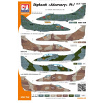 Cta Models 076 1/48 Decal For Skyhawk Adversary Pti - Vf-126 Vf-127 Nfws2 4 Markings