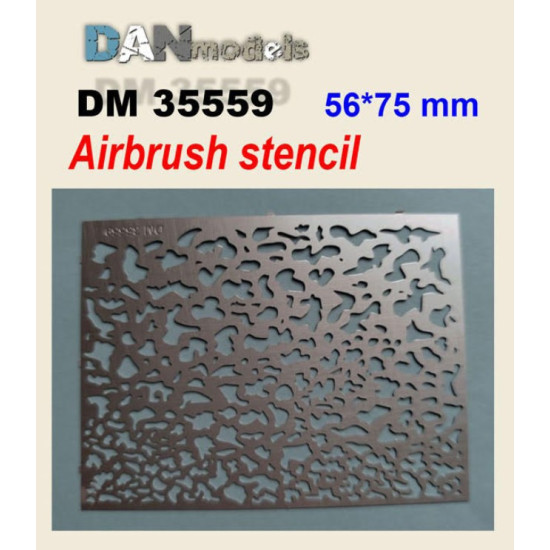 Dan Models 35559 1/35 Airbrush Stencil - 56/75mm Dan Models 35559 1/35 Airbrush Stencil - 56/75mm