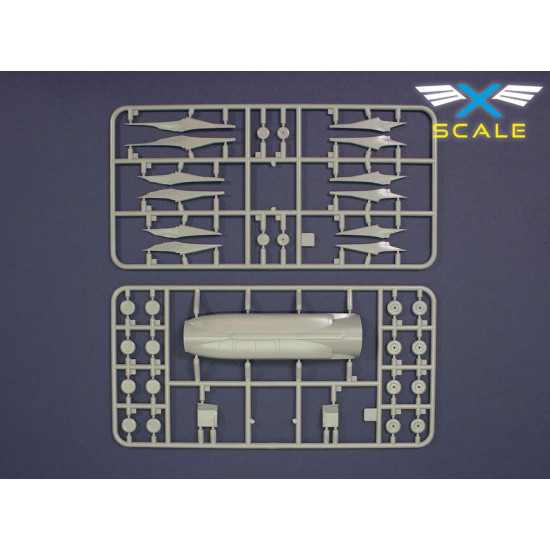 X-scale 144008 1/144 B 707-124 Continental Long-range Narow-body Airliner X-scale 144008 1/144 B 707-124 Continental Long-range Narow-body Airliner