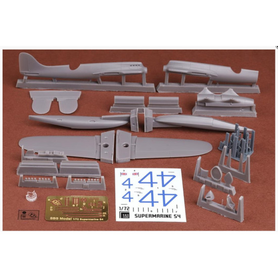Sbs 7041 1/72 Supermarine S4 Schneider Trophy 1925 Resin Model Kit Sbs 7041 1/72 Supermarine S4 Schneider Trophy 1925 Resin Model Kit