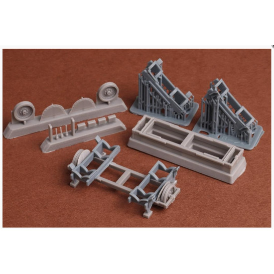 Sbs 72088 1/72 Supermarine S 4 Beaching Gear For Sbs Model Kit Sbs 72088 1/72 Supermarine S 4 Beaching Gear For Sbs Model Kit