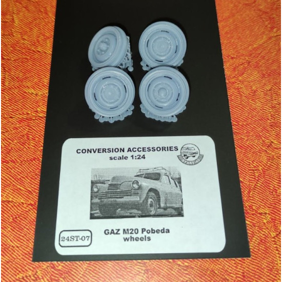 Start-43 St07 1/24 Gaz M20 Pobeda Wheels Start-43 St07 1/24 Gaz M20 Pobeda Wheels