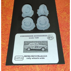 Start-43 St20 1/24 Mzma M412 Moskvich Rally Wheels Wide