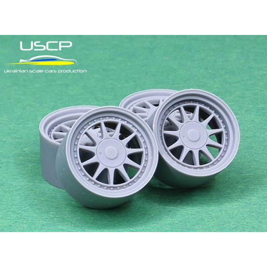 Uscp 24p025 1/24 3d-printed Wheels Hartge 17 Uscp 24p025 1/24 3d-printed Wheels Hartge 17
