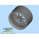Uscp 24p194 1/24 3d Printed Resin Wheels Ccw Classic 18