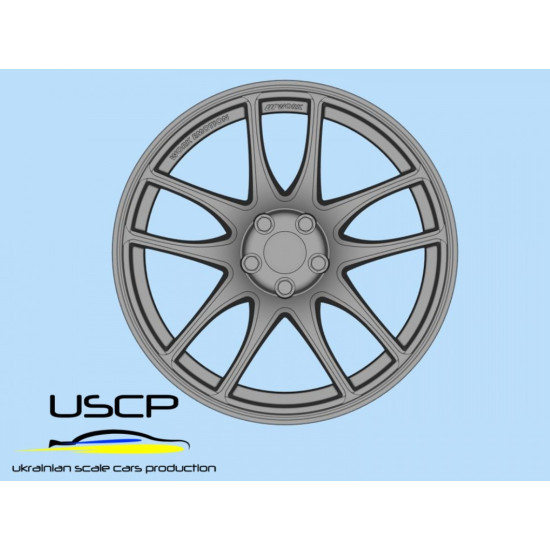 Uscp 24p102 1/24 3d-printed Wheels Work Emotion Cr-kai 18 Uscp 24p102 1/24 3d-printed Wheels Work Emotion Cr-kai 18