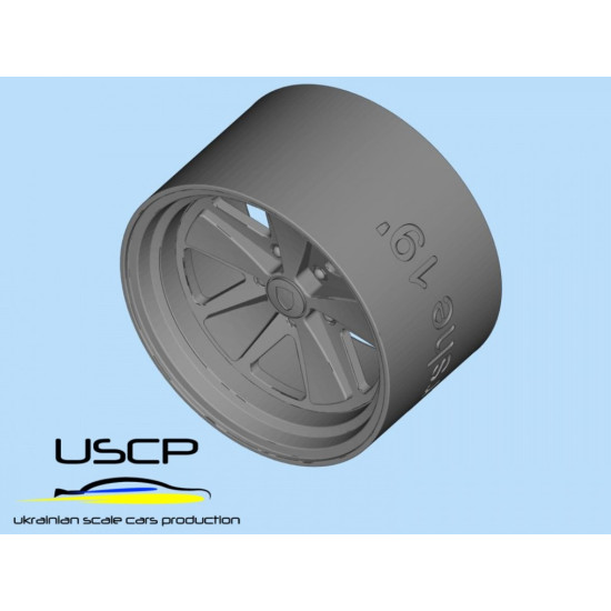 Uscp 24p112 1/24 3d Printed Wheels Rsr Porsche Custom 19 Uscp 24p112 1/24 3d Printed Wheels Rsr Porsche Custom 19