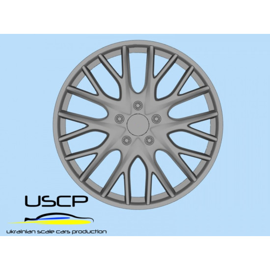 Uscp 24p037 1/24 3d Printed Wheels Porsche Panamera Sport Design 21 Uscp 24p037 1/24 3d Printed Wheels Porsche Panamera Sport Design 21