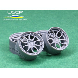 Uscp 24p113 1/24 3d Printed Wheels Prior Design Pd3 Forged 21