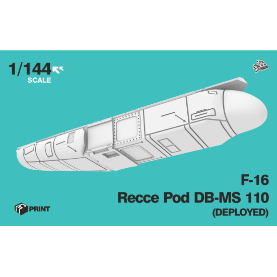 Rise144 Models Rm093 1/144 F16 Recce Pod Db Ms110 Deployed Rise144 Models Rm093 1/144 F16 Recce Pod Db Ms110 Deployed